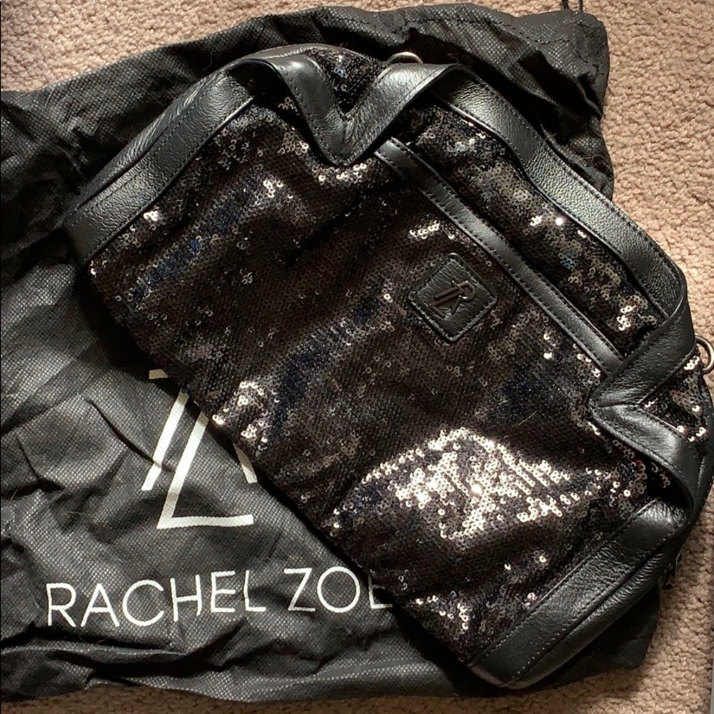 Rachel Zoe bleach sequins handbag
